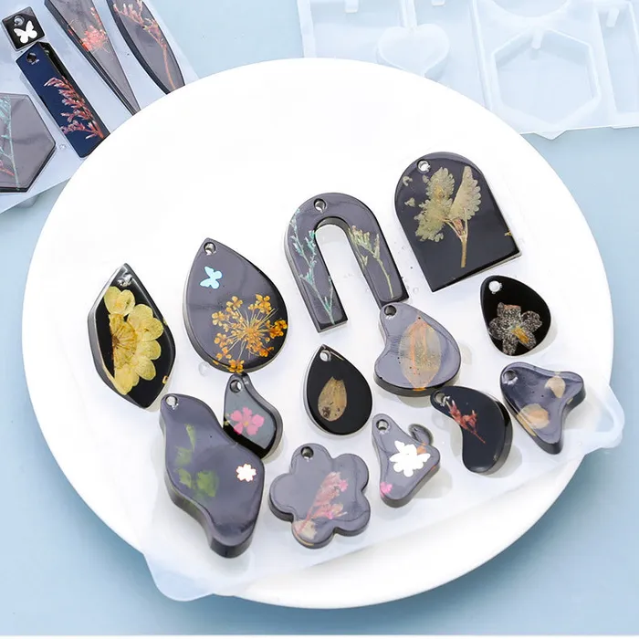 Earrings IntoResin Irregular Earring Resin Molds