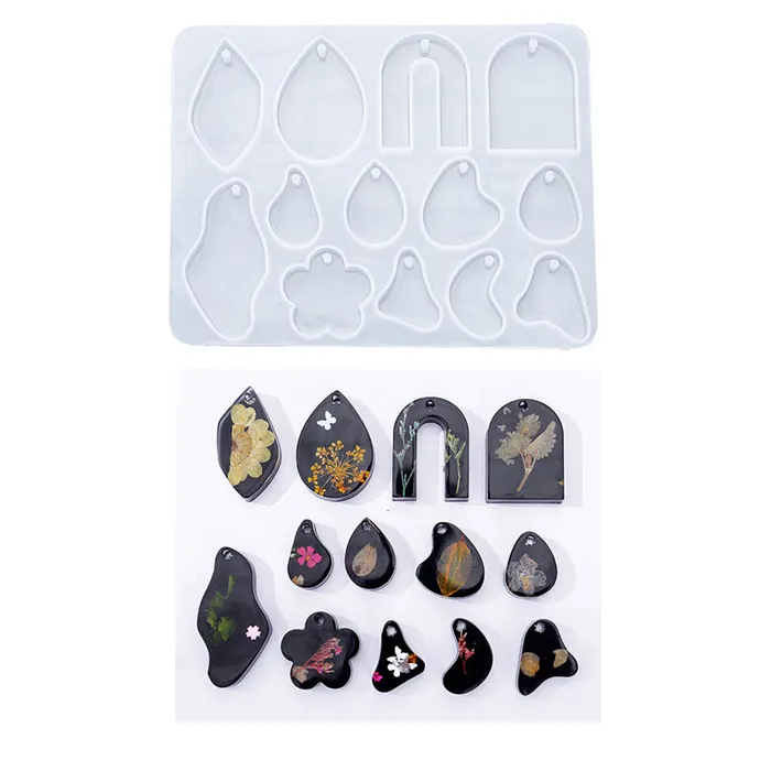 Earrings IntoResin Irregular Earring Resin Molds
