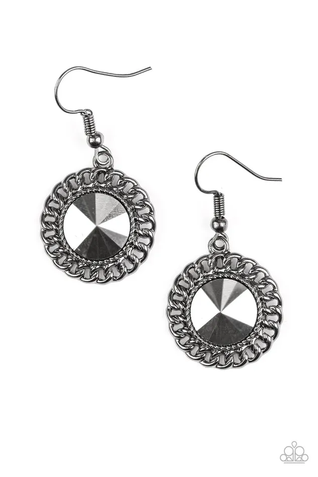 Earrings Paparazzi Earring Girl Grunge Attitude Black Paparazzi Jewelry
