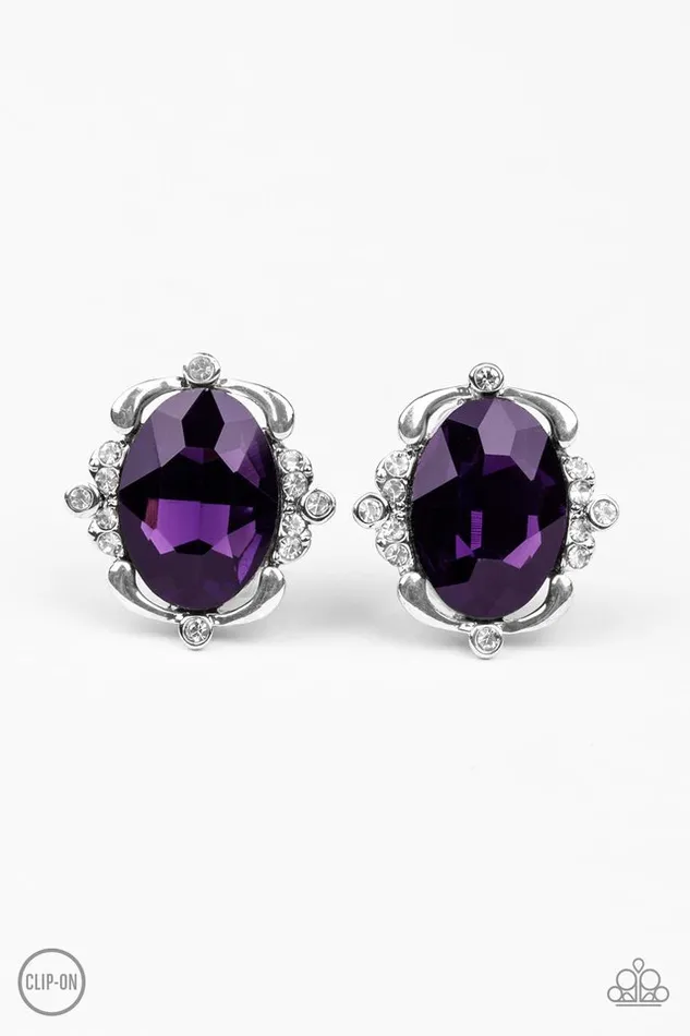 Earrings Paparazzi Earring Regally Radiant Purple Paparazzi Jewelry Earrings Paparazzi Earring Regally Radiant Purple Paparazzi Jewelry