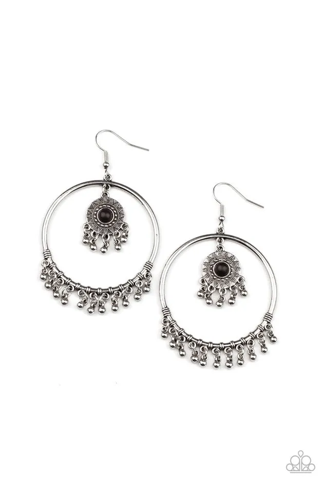 Earrings Paparazzi Earring Sunny Equinox Black Paparazzi Jewelry Earrings Paparazzi Earring Sunny Equinox Black Paparazzi Jewelry