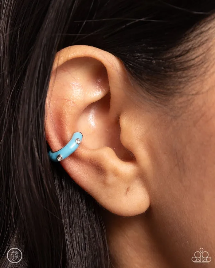 Earrings Paparazzi Jewelry Paparazzi Earring Coastal Color Blue
