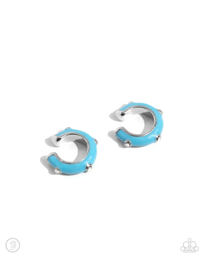 Earrings Paparazzi Jewelry Paparazzi Earring Coastal Color Blue Earrings Paparazzi Jewelry Paparazzi Earring Coastal Color Blue