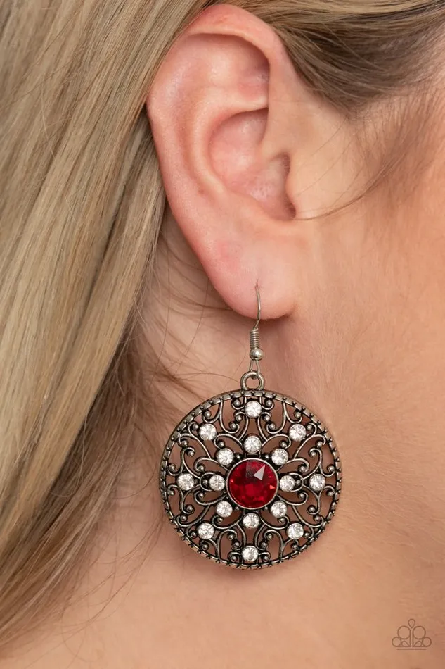 Earrings Paparazzi Jewelry Paparazzi Earring GLOW Your True Colors Red