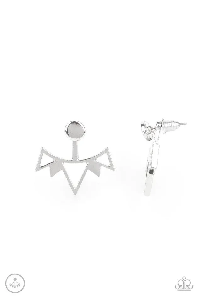Earrings Paparazzi Jewelry Paparazzi Earring Like A Flash Silver