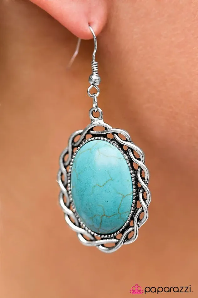 Earrings Paparazzi Jewelry Paparazzi Earring Maybe It Was Memphis Blue