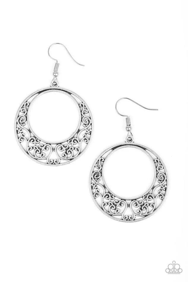 Earrings Paparazzi Jewelry Paparazzi Earring Newport Nautical Silver