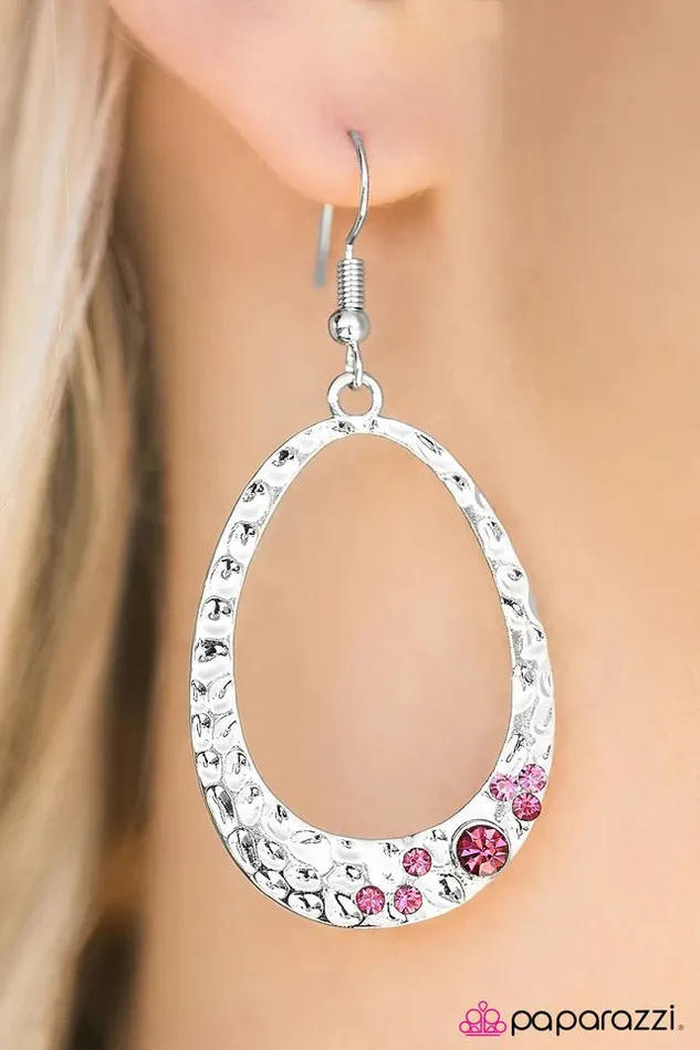 Earrings Paparazzi Jewelry Paparazzi Earring Party Over Here Pink
