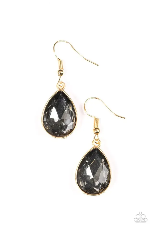 Earrings Paparazzi Jewelry Paparazzi Earring Play The FAME Gold
