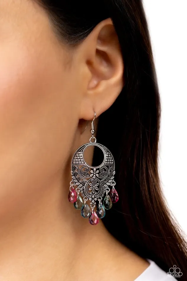 Earrings Paparazzi Jewelry Paparazzi Earring Prismatically Prairie Multi