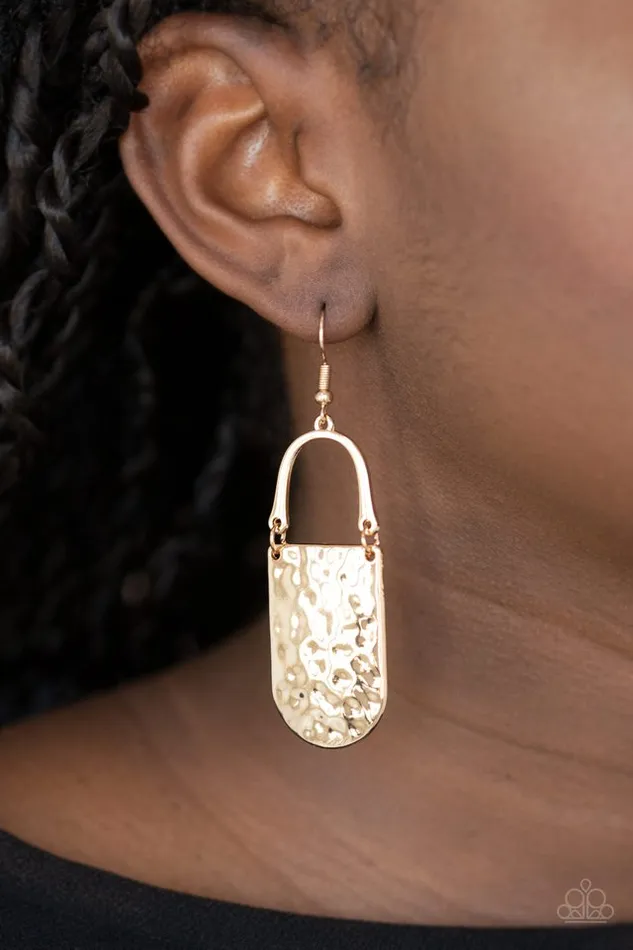 Earrings Paparazzi Jewelry Paparazzi Earring Resort Relic Gold