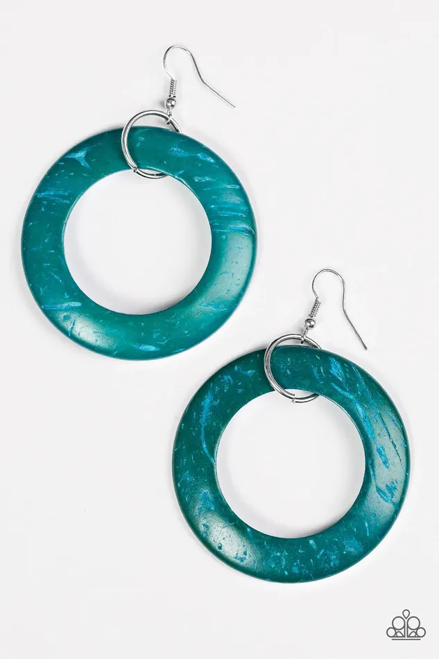 Earrings Paparazzi Jewelry Paparazzi Earring Rockin Moroccan Blue