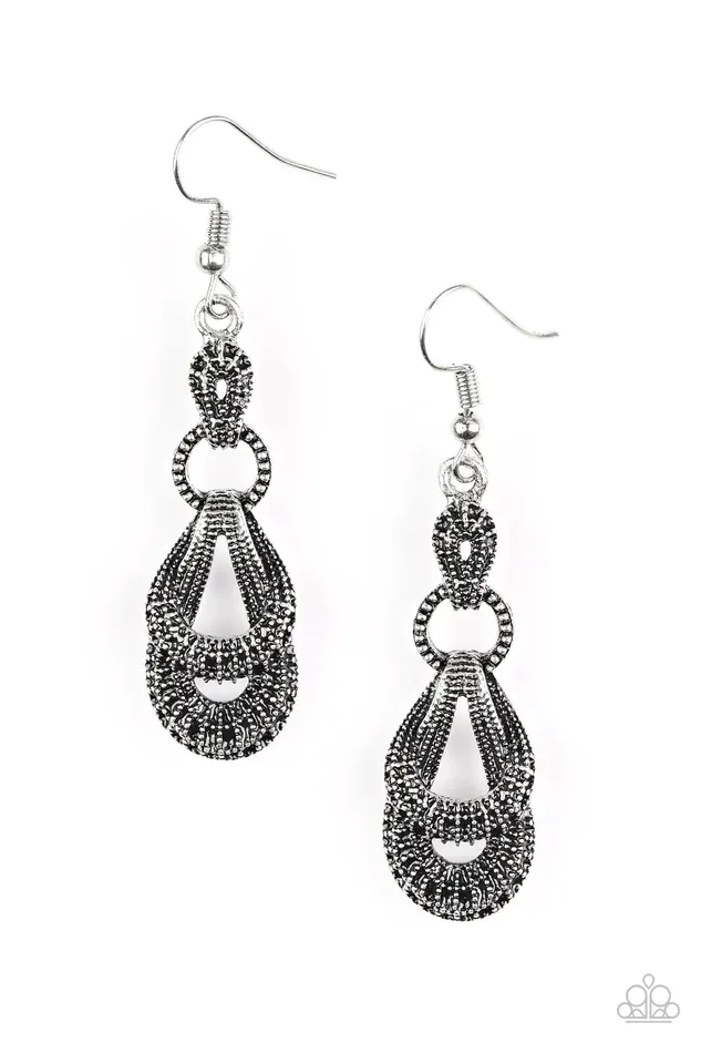 Earrings Paparazzi Jewelry Paparazzi Earring Romantic Radiance Silver