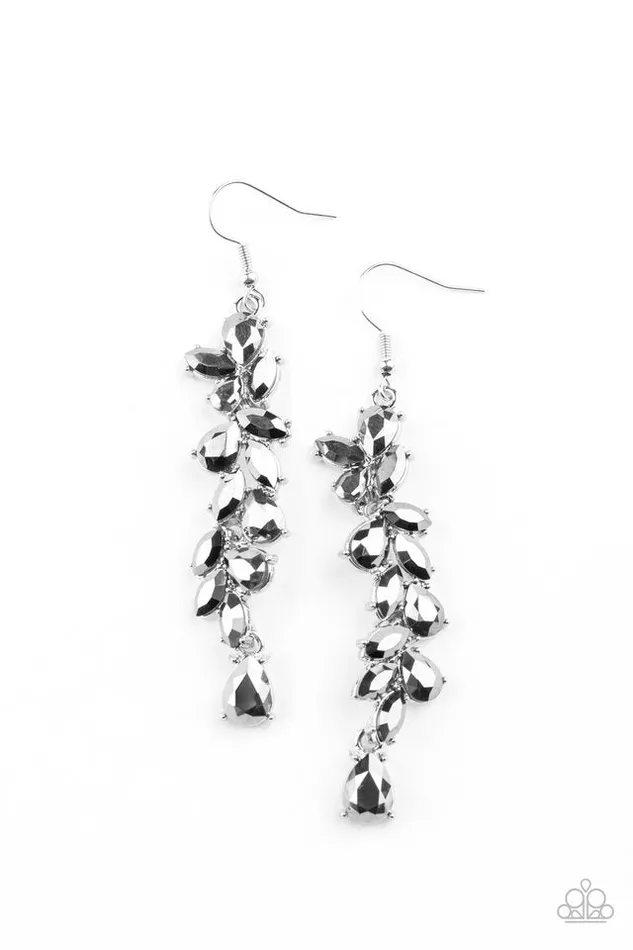 Earrings Paparazzi Jewelry Paparazzi Earring Unlimited Luster Silver Earrings Paparazzi Jewelry Paparazzi Earring Unlimited Luster Silver