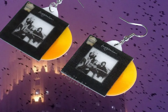 Earrings Sam Makes Things Boygenius Boygenius Vinyl Album Handmade Earrings