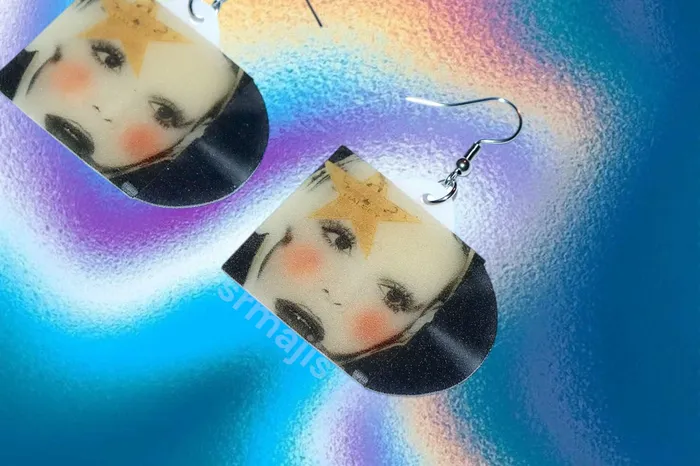 Earrings Sam Makes Things Halsey The Great Impersonator Vinyl Variants Album Handmade Earrings