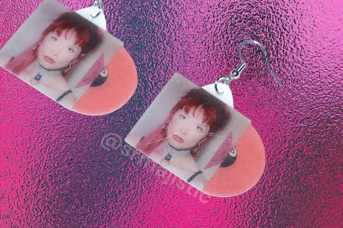 Earrings Sam Makes Things Halsey The Great Impersonator Vinyl Variants Album Handmade Earrings