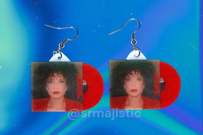 Earrings Sam Makes Things Halsey The Great Impersonator Vinyl Variants Album Handmade Earrings