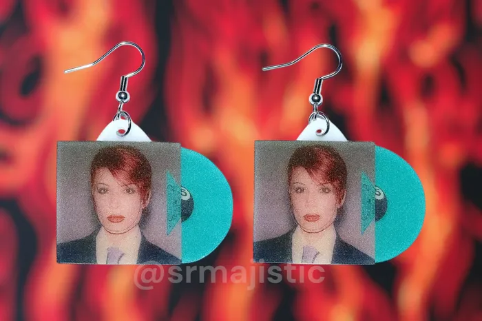 Earrings Sam Makes Things Halsey The Great Impersonator Vinyl Variants Album Handmade Earrings