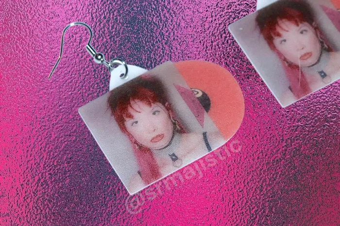 Earrings Sam Makes Things Halsey The Great Impersonator Vinyl Variants Album Handmade Earrings