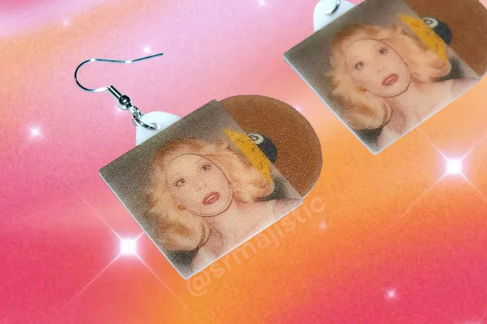 Earrings Sam Makes Things Halsey The Great Impersonator Vinyl Variants Album Handmade Earrings