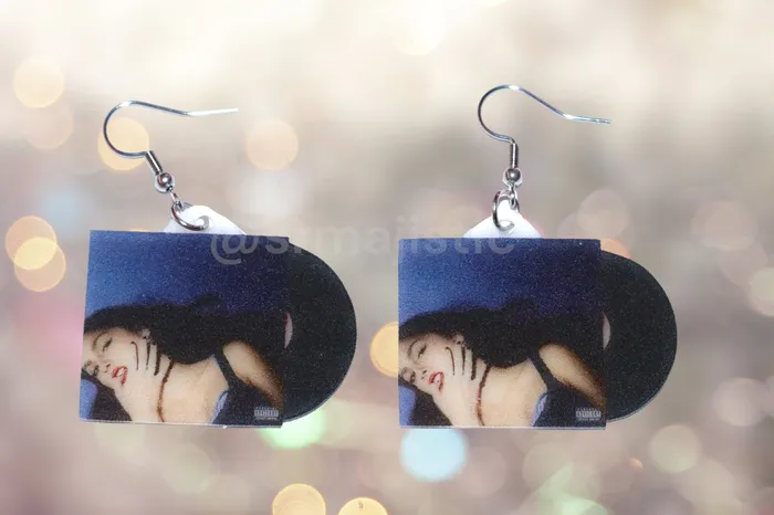 Earrings Sam Makes Things Olivia Rodrigo GUTS Vinyl Album Handmade Earrings