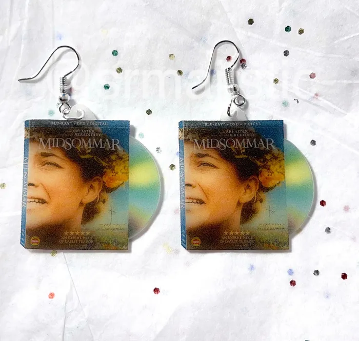 Earrings Sam Makes Things READY TO SHIP Midsommar 2019 DVD 2D detailed Handmade Earrings Earrings Sam Makes Things READY TO SHIP Midsommar 2019 DVD 2D detailed Handmade Earrings