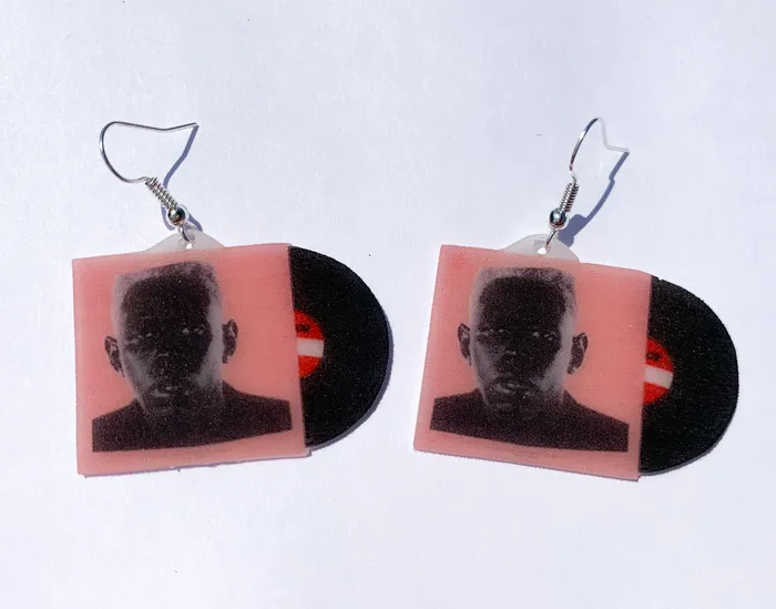 Earrings Sam Makes Things Tyler The Creator IGOR Vinyl Album Handmade Earrings Earrings Sam Makes Things Tyler The Creator IGOR Vinyl Album Handmade Earrings