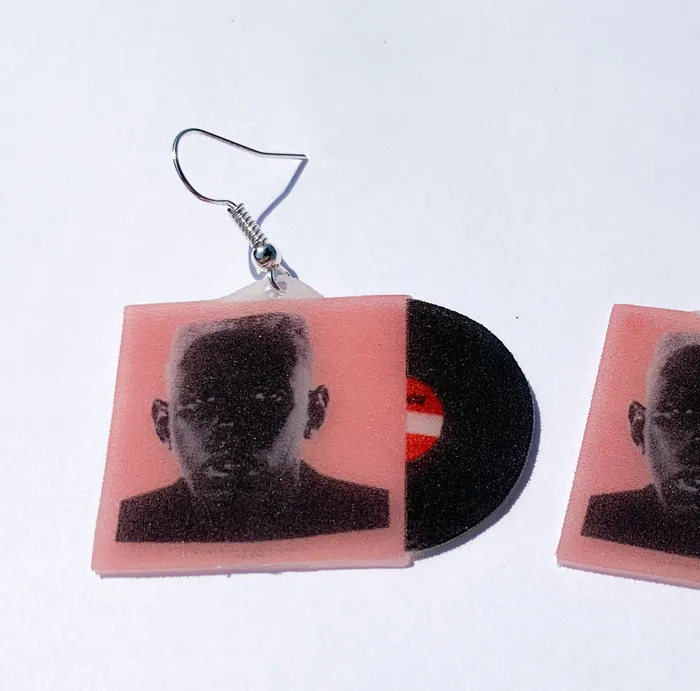Earrings Sam Makes Things Tyler The Creator IGOR Vinyl Album Handmade Earrings