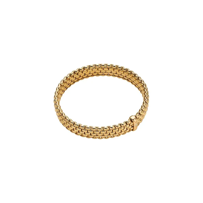 Fope 18K Yellow Gold Panorama Collection Diamond Bracelet Medium Size FOPE Bracelets Fope 18K Yellow Gold Panorama Collection Diamond Bracelet Medium Size FOPE Bracelets