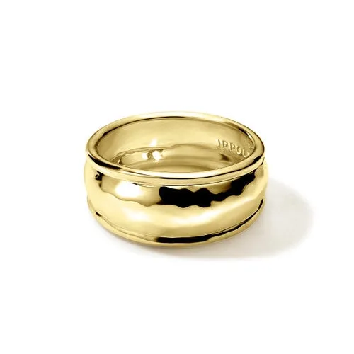 Ippolita 18K Yellow Gold Classico Goddess Hammered Ring Ippolita Rings