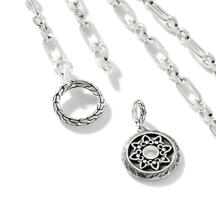 John Hardy Necklaces John Hardy Classic Chain Sterling Silver Pendant on Link Necklace 18 inch John Hardy Necklaces John Hardy Classic Chain Sterling Silver Pendant on Link Necklace 18 inch
