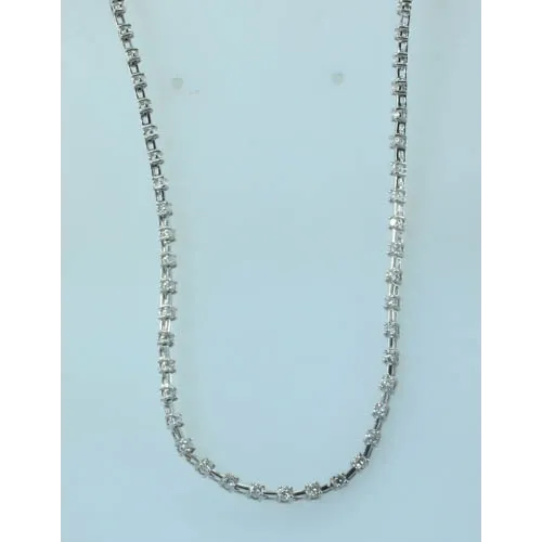 Meierotto Jewelers Necklaces 18K White Gold Diamond Necklace