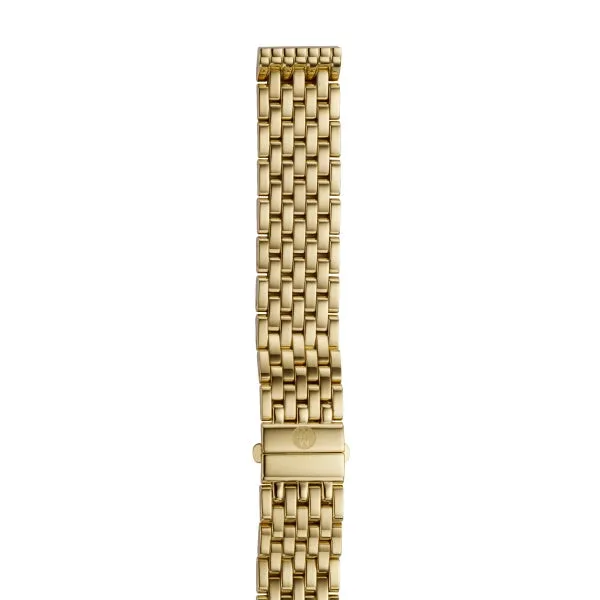 Michele Watches Michele Deco Madison MidSize GoldPlated Diamond Dial Watch 29 x 31mm Quartz Michele Watches Michele Deco Madison MidSize GoldPlated Diamond Dial Watch 29 x 31mm Quartz