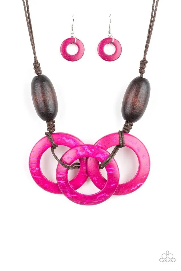 Necklaces Paparazzi Jewelry Paparazzi Necklace Bahama Drama Pink