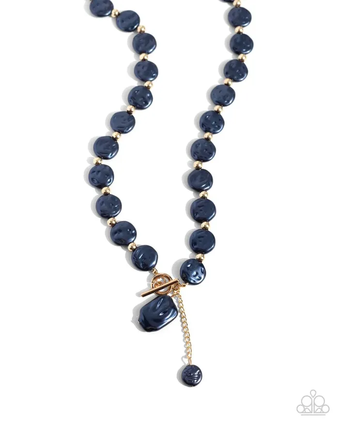Necklaces Paparazzi Jewelry Paparazzi Necklace Beaming Baroque Blue Necklaces Paparazzi Jewelry Paparazzi Necklace Beaming Baroque Blue