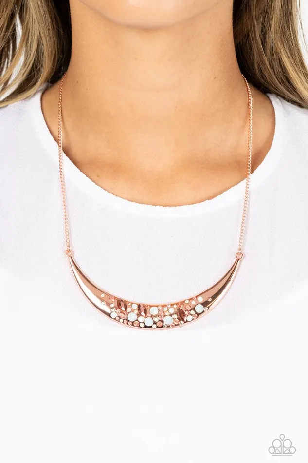 Necklaces Paparazzi Jewelry Paparazzi Necklace Bejeweled Baroness Copper Necklaces Paparazzi Jewelry Paparazzi Necklace Bejeweled Baroness Copper