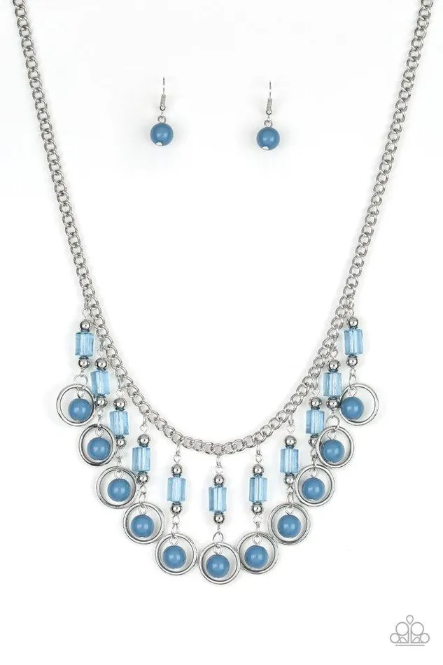 Necklaces Paparazzi Jewelry Paparazzi Necklace Cool Cascade Blue