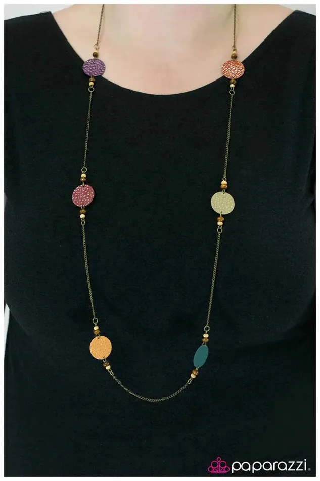 Necklaces Paparazzi Jewelry Paparazzi Necklace Deep In The Woods Multi