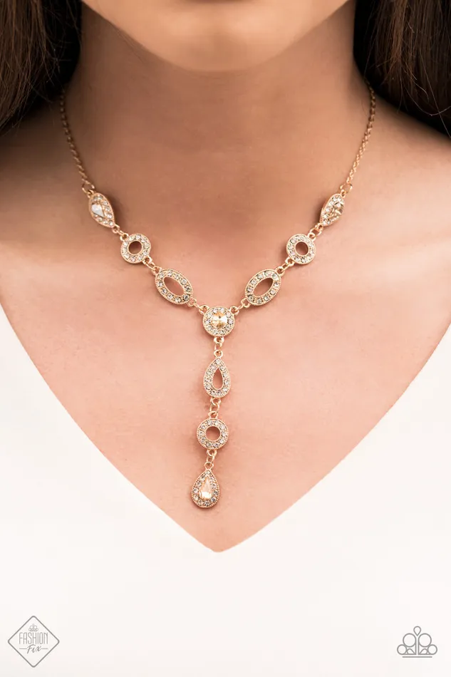 Necklaces Paparazzi Jewelry Paparazzi Necklace Fashion Fix April 2021 Royal Redux Gold