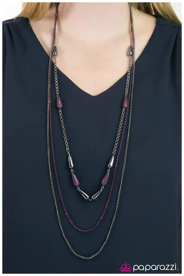 Necklaces Paparazzi Jewelry Paparazzi Necklace Fashion Forward Purple