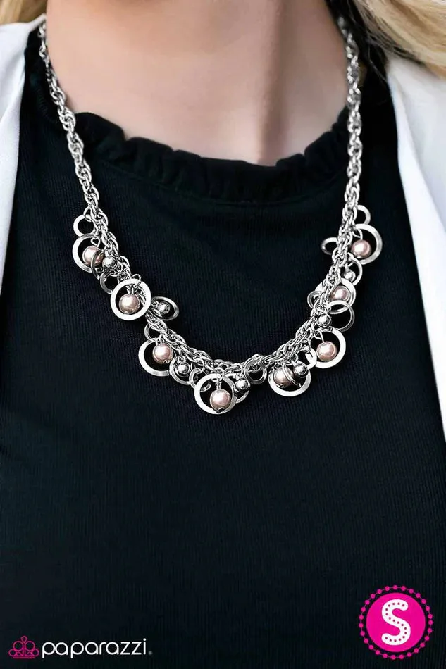 Necklaces Paparazzi Jewelry Paparazzi Necklace Galaxy Gala Brown