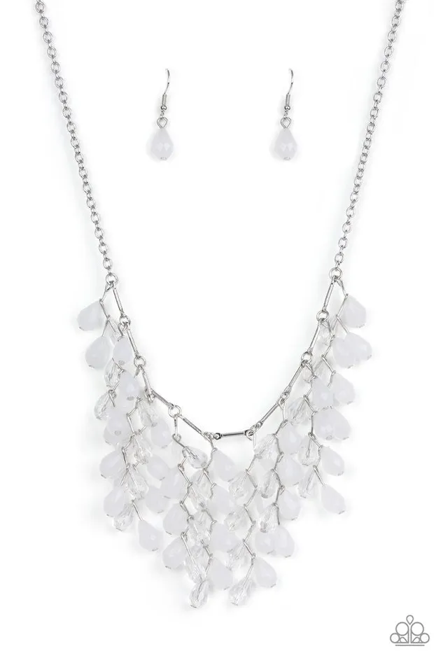 Necklaces Paparazzi Jewelry Paparazzi Necklace Garden Fairytale White Necklaces Paparazzi Jewelry Paparazzi Necklace Garden Fairytale White