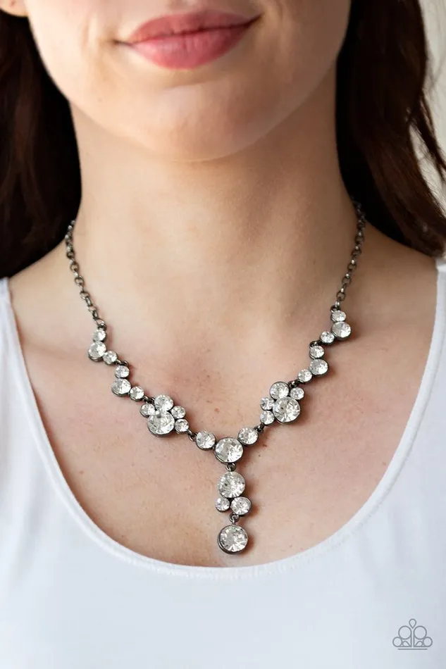 Necklaces Paparazzi Jewelry Paparazzi Necklace Inner Light Black