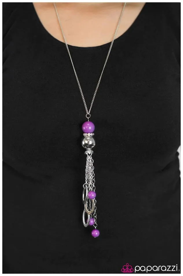 Necklaces Paparazzi Jewelry Paparazzi Necklace Leave Them Wanting More Purple