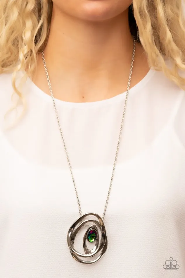 Necklaces Paparazzi Jewelry Paparazzi Necklace Luminous Labyrinth Multi