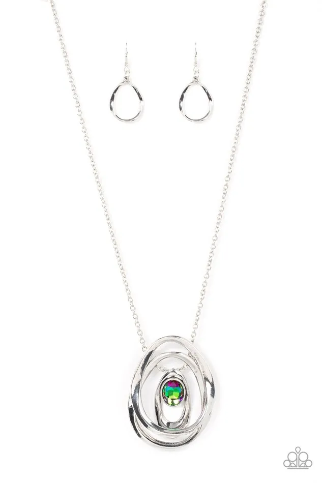 Necklaces Paparazzi Jewelry Paparazzi Necklace Luminous Labyrinth Multi Necklaces Paparazzi Jewelry Paparazzi Necklace Luminous Labyrinth Multi