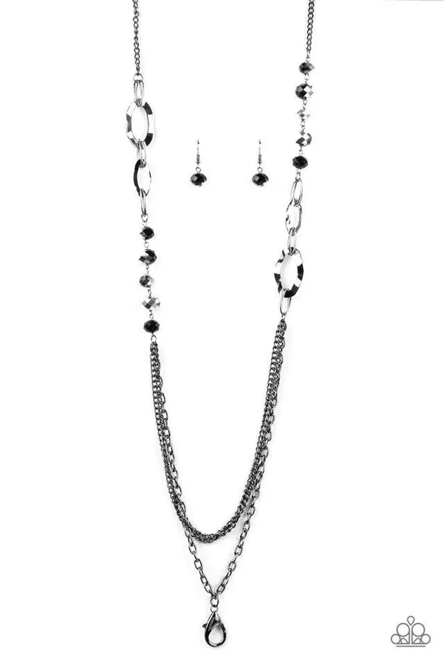 Necklaces Paparazzi Jewelry Paparazzi Necklace Modern Girl Glam Black