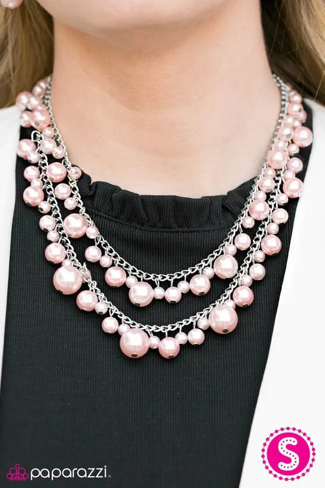 Necklaces Paparazzi Jewelry Paparazzi Necklace Nightfall Pink