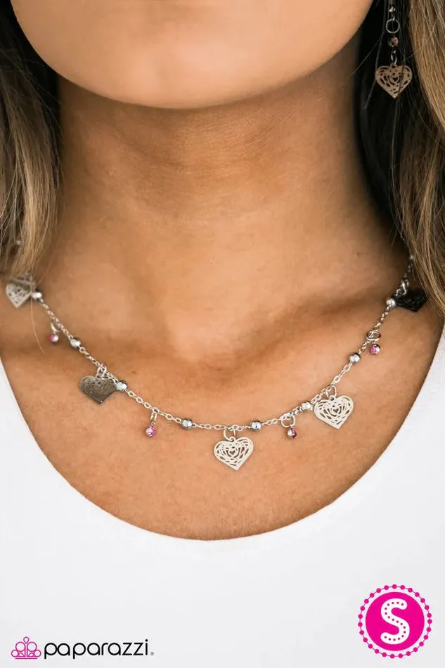 Necklaces Paparazzi Jewelry Paparazzi Necklace Only Fools Rush In Purple